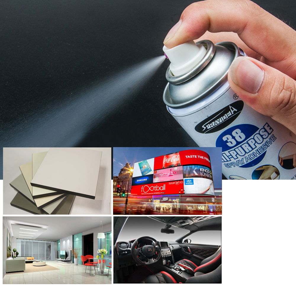 Permanent bonding non toxic china spray adhesive binder for construction 4