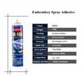 SK-100 Temporary Quilt Basting Embroidery Spray Adhesive for Fabric 