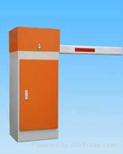 Entry and exit barrier gate for car parking control system
