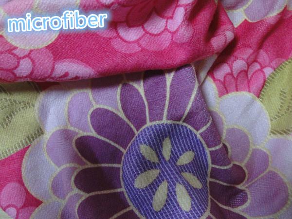 weft knitted flower printed 30*60 microfiber home kitchen textile usaging towel 4