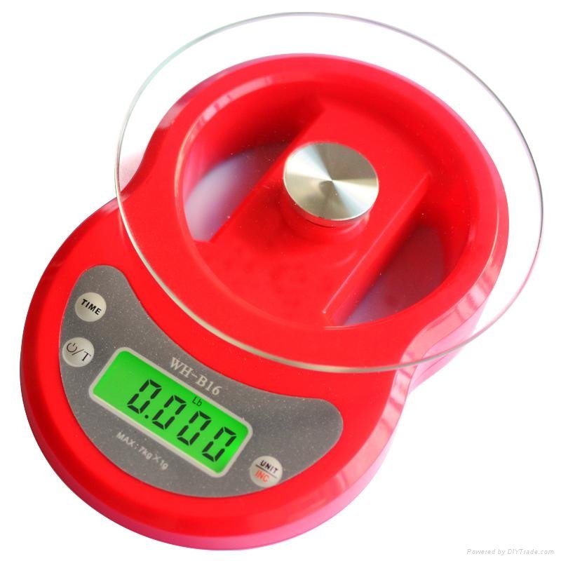 high quality 7kg glass digital food kitchen scale with counting and timer 4