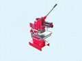 TJ-1E Hand Operated Low Price Embossing Machine Pyrography Machine PVC Safety Ca 4