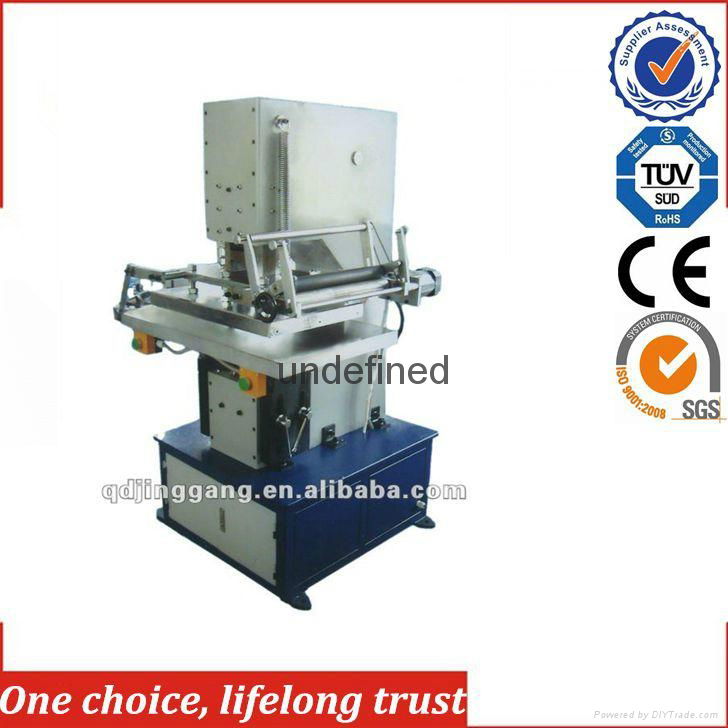  TJ-57 Automatic PVC Panel Decorative T-shirt Paper Bag Hot Foil Stamping Machin 2