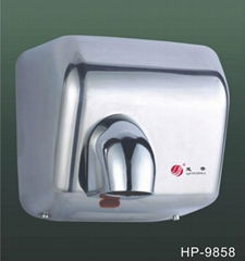 High Speed Stainless Steel Warm Air Blow Brush Motor Hand Dryer