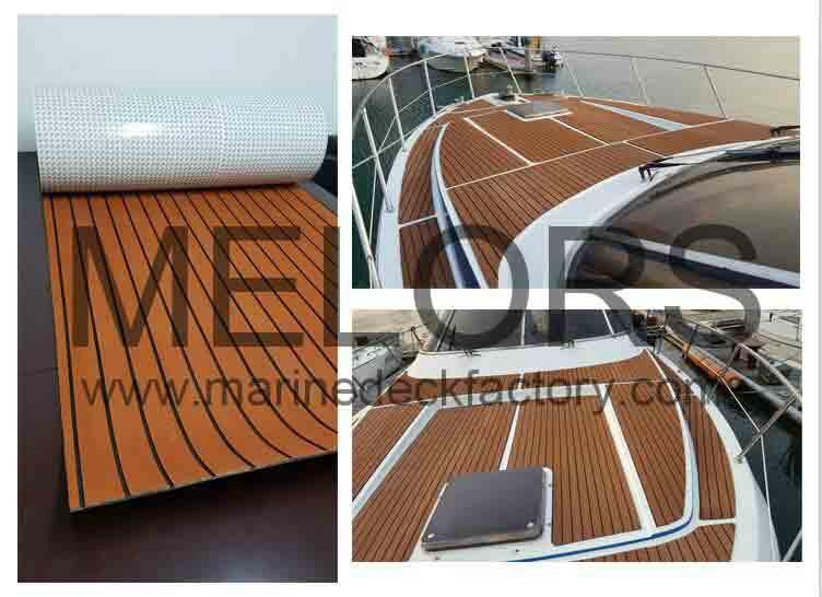 Melors UV Resistant EVA Faux Teak Sheet For Boat