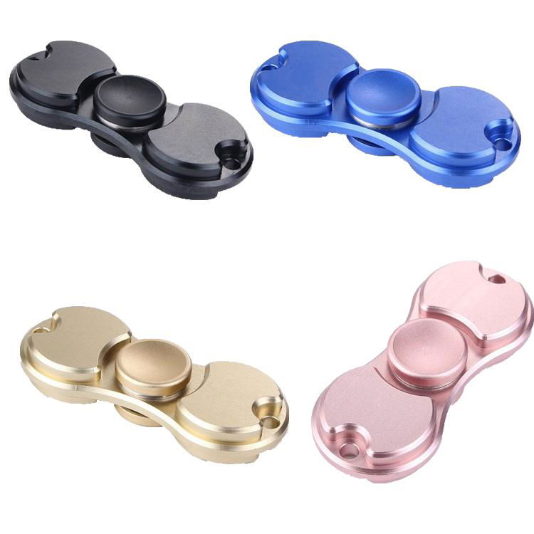 Colorful Aluminum alloy hand fidget spinner toys for adults and kids