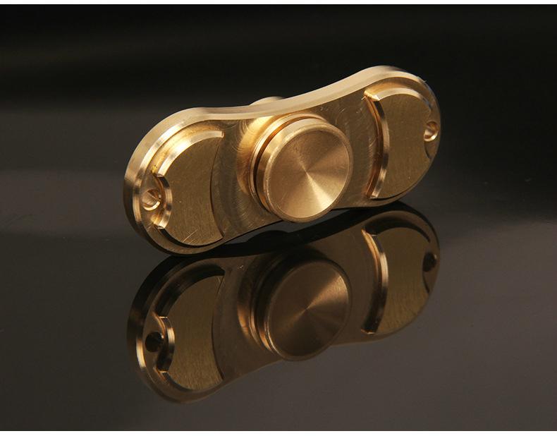 High Quality Brass Copper hand spinner toys ceramic bearing fidget toy 3