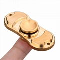 High Quality Brass Copper hand spinner toys ceramic bearing fidget toy 4