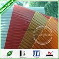 100% Virgin Crystal PC Two-layers Sheet Frosted Polycarbonate Hollow Sheet
