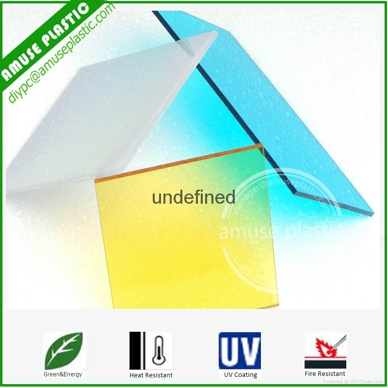 High Quality Bayer UV-Protection Plastic Polycarbonate PC Solid Flat Sheet 4