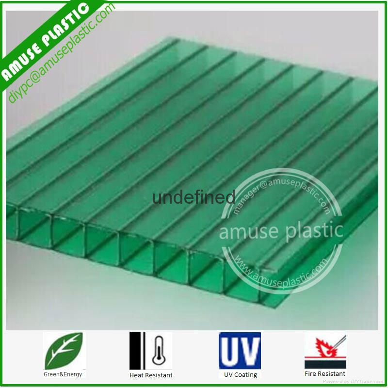 Environment-Friendly Building Material Plastic Roof  Sheet PC Corrugated 3