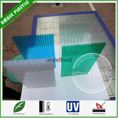 Environment-Friendly Building Material Plastic Roof  Sheet PC Corrugated