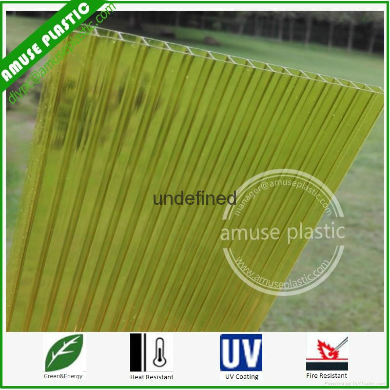 Environment-Friendly Building Material Plastic Roof  Sheet PC Corrugated 5