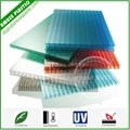 Hot Sell UV-Protection Bayer Triple-Wall PC Hollow Layers Compact Sheet