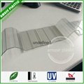 Lexan Bayer, Policarbonato, Solid Corrugated Polycarbonate Wall Roofing Sheet