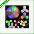 Salad EDC LED Wind Finger Spinner for Game Displays