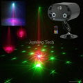 Remote control mini laser projector with