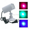 Sound activated auto run full color mini led strobe light portable flash light 1