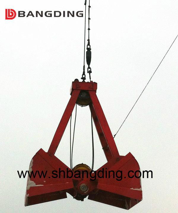 four rope Mechanical clamshell grab 2