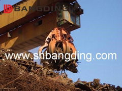 Electric Hydraulic scrap grab orange peel grab