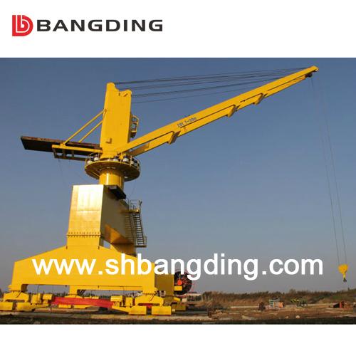 Electro Hydraulic telescopic boom Marine Deck Crane EHMDC1.0 BANGDING (China Manufacturer