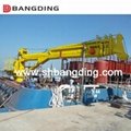 Electro Hydraulic telescopic boom Marine Deck Crane