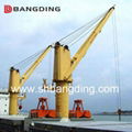 Electrical kunckle boom Marine deck