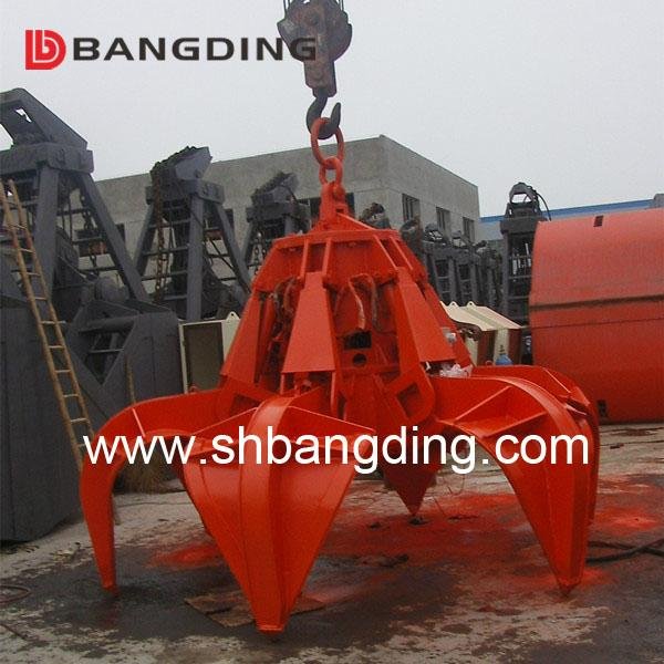 BANGDING orange peel grab bucket hydraulic for bulk cargo ship 2