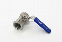 stainless steel 1pc ball valve 