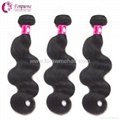3 bundles Brazilian virgin hair body wave bundles natural black wavy hair weave 