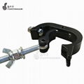 Topfinger black aluminum 30mm truss clamp with 75kg capacity 1