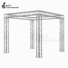 Manufacturer aluminum concert line array speaker tower portable truss for sale