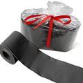 black gift printed colored toilet paper