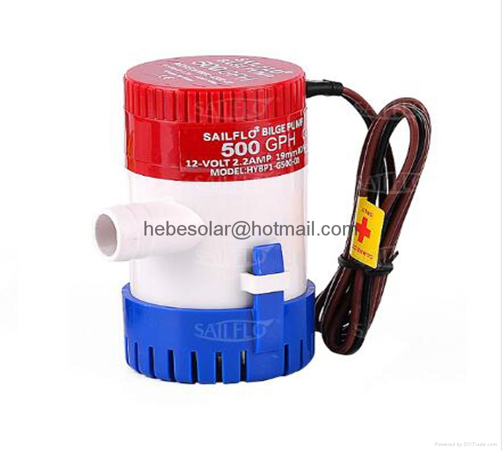 Rule 02 Bilge Pump 1500 GPH Marine 12V DC Non-Automatic 1-1/8" Boat Submersible - Foto 4