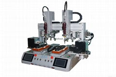 double head &table auto screw locking machine