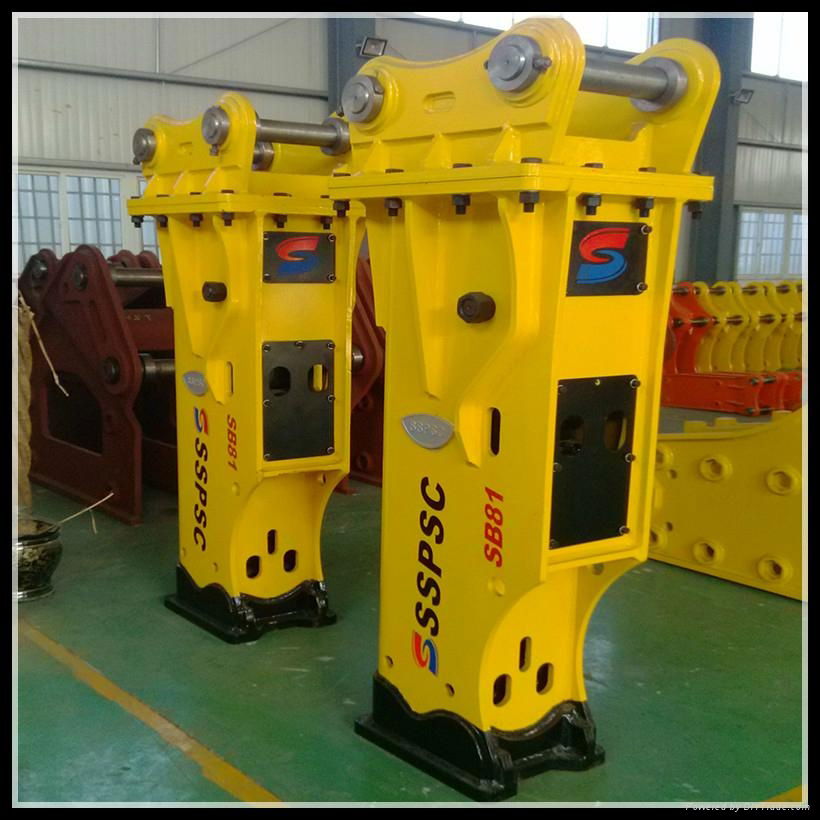 140mm Chisel Excavator BreakerSilencedBox SB81 SSPSC (China