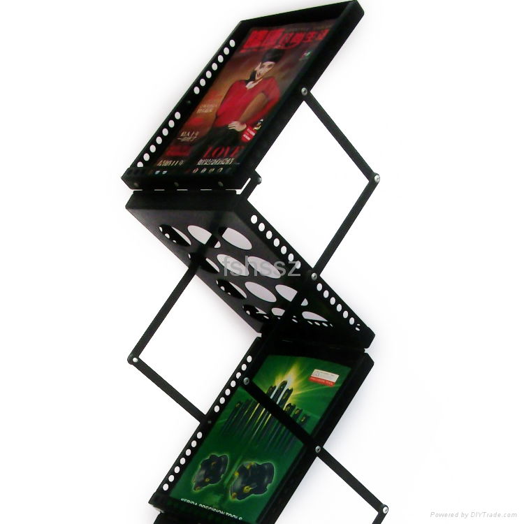 Foldable Metal Brochure Rack 3