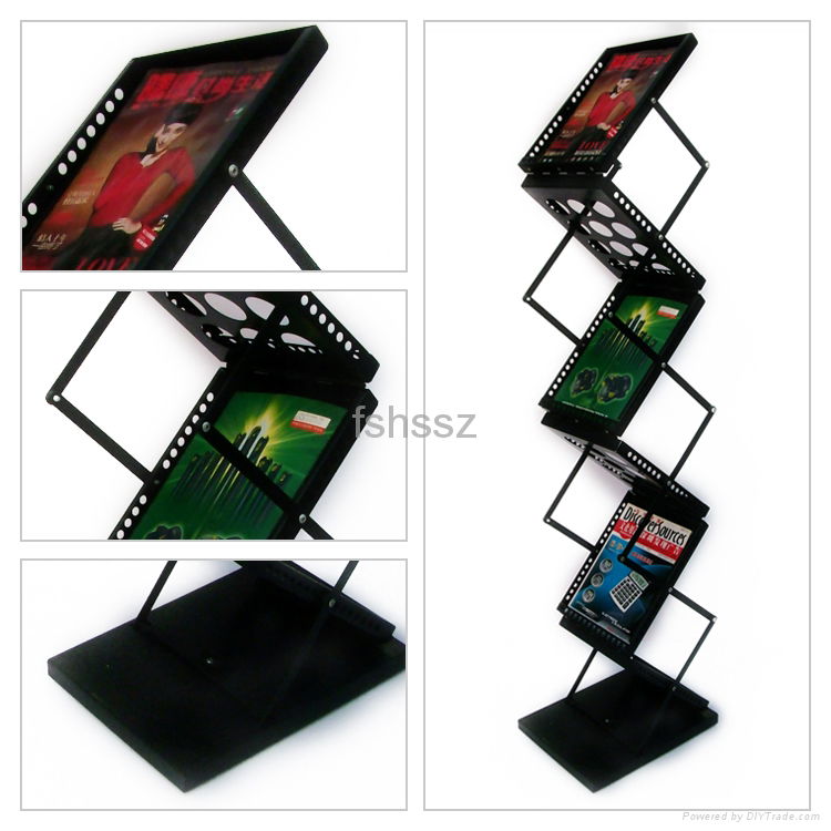 Foldable Metal Brochure Rack 5