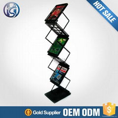 Foldable Metal Brochure Rack