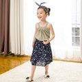 parent-child/mommy-children pleated chiffon skirt 5