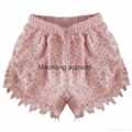 Eyelets lace shorts 2