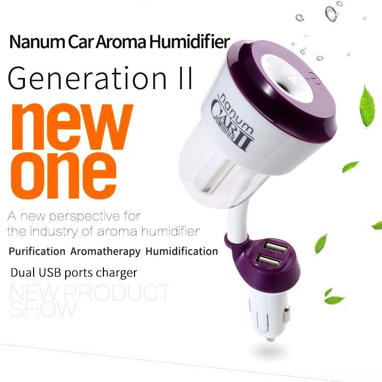 Nanum Car USB Air Humidifier Essencial oil Aromatherapy Aroma diffuser 2