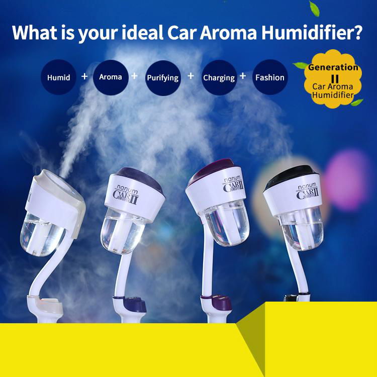 Nanum Car USB Air Humidifier Essencial oil Aromatherapy Aroma diffuser 3