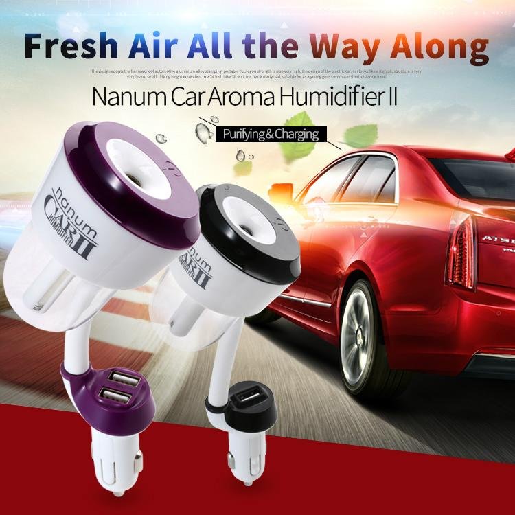 Nanum Car USB Air Humidifier Essencial oil Aromatherapy Aroma diffuser 4