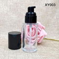 20ml 30ml 40ml liquid foundation pump glass bottles press sprayer cosmetic pack 2