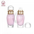 30ml glass cosmetic bottle pump spray lotion serum sunscreen foundation bottle 1