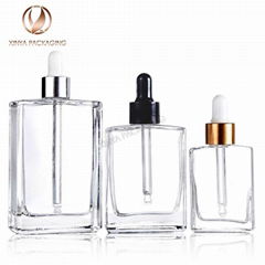 30-50-100ml dropper bottle glass serum essense foundation cosmetic packaging