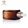30-50-75-100ml amber clear dropper bottle glass serum essense cosmetic packaging