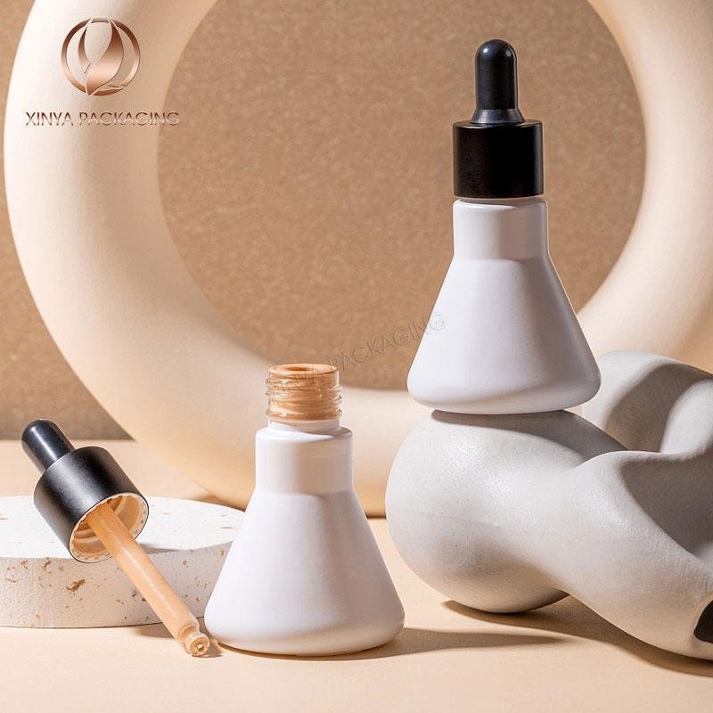 15-30ml clear glass dropper bottle serum essense cosmetic packaging skincare 3