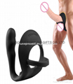 Adult sex Toys Silicone Male Prostate Cock Ring Butt Plug Massager